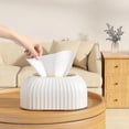 thumbnail image 5 of Nordic Striped Tissue Box Holder High Quality Toilet Paper Box Table Napkin Holder Car Tissue Paper Dispenser Home Decoration, 5 of 5