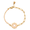 Off-White, variant on Jewelry Daisy Flower Charm Bracelet - Gold - Toned Chain Bracelet with Colorful Beads for Women