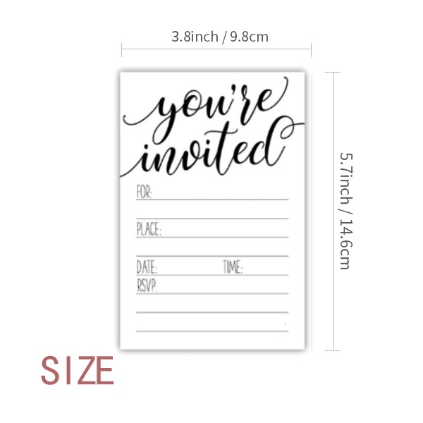 Colourful Flowers Paint Greeting Cards You are Invited Invitations