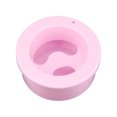 thumbnail image 1 of Minnieouse Cuenco para esmalte engrosado, artesanía exquisita y salón de uñas con curvas, cuenco para remojo de uñas engrosado Juegos de manicura rosa, 1 of 6