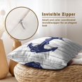 thumbnail image 2 of Juego de fundas de almohada Imiss Nautical Blue Anchor 50 x 50 cm (2), 2 of 7