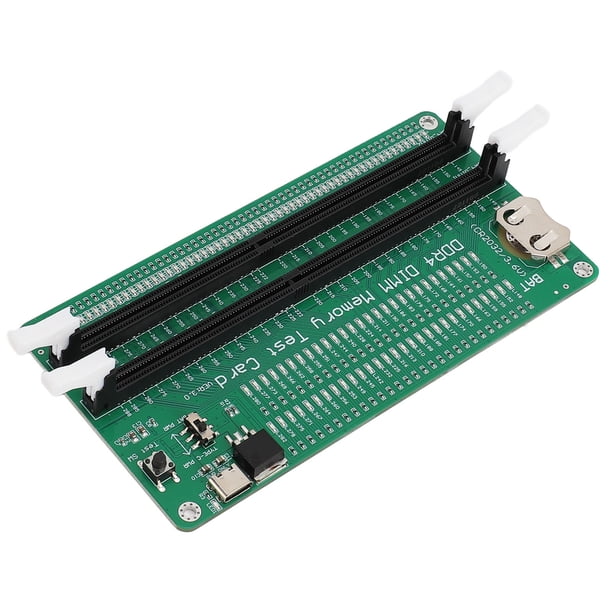 Probador De Memoria DDR4, PCB PC De Escritorio Tarjeta De Prueba DDR4 Puerto De Entrada USB C Verde Fácil Instalación Profesional Para Computadora De Escritorio