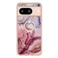 thumbnail image 6 of 360 Degree Rotating Ring Stand Case for Google Pixel 8,Dteck Shockproof Marble Patterned TPU Case Kickstand Slim Back Cover, Rose, 6 of 6