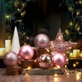 thumbnail image 6 of GoXteam Christmas Tree Toppers, Glitter Pink Star Tree Topper Lighted with LED Warm White Lights for Xmas Tree Decorations, Holiday Party Indoor Decor, 6 of 7