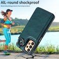 thumbnail image 3 of Mantto Design for Samsung Galaxy A13 4G PU Leather Wallet Phone Case with Kickstand Card Holder Slots Metal Ring Double Magnetic Clasp Back Flip Folio Protective Cover for Women Men,Green, 3 of 10