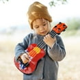 thumbnail image 5 of Azrian 2PC—9.92 Inch Kids Toys,Ukulele Guitar -4 Strings Ukulele Musical Instruments Educational Toy,Mini Guitar Toddler Toys for Boys and Girls/Red, 5 of 6