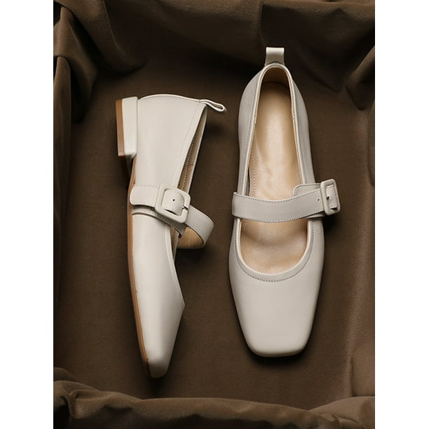 Chaussures Chinoises Chaussures de Marche Respirantes légères Classiques  Mary Jane Flats pour Femmes,Bleu,35 : : Mode