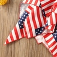 thumbnail image 6 of 4th of July Baby Girls Outfit Halter Dress Independence Day Ruffle Outfits, 6 of 7