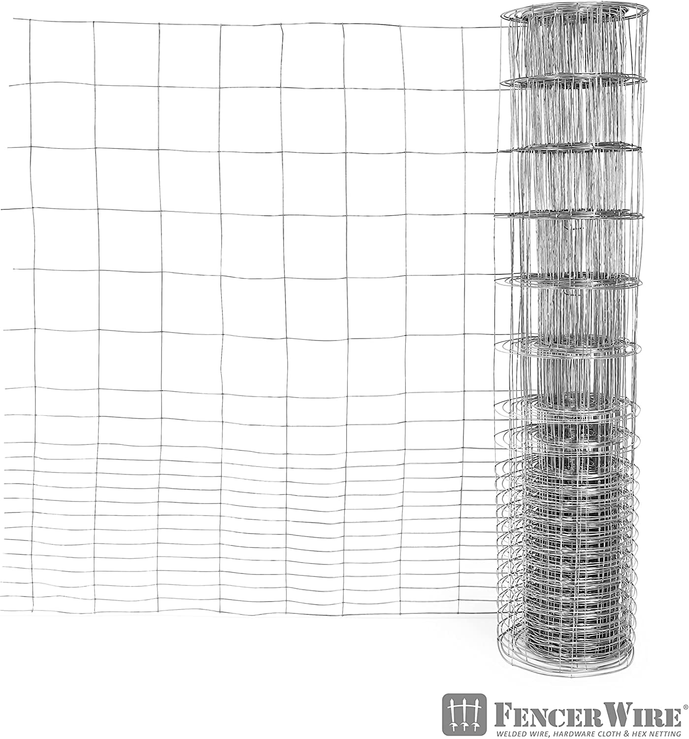 Fencer Wire 16 Gauge Galvanized Super Rabbit Guard Garden Fence, Welded