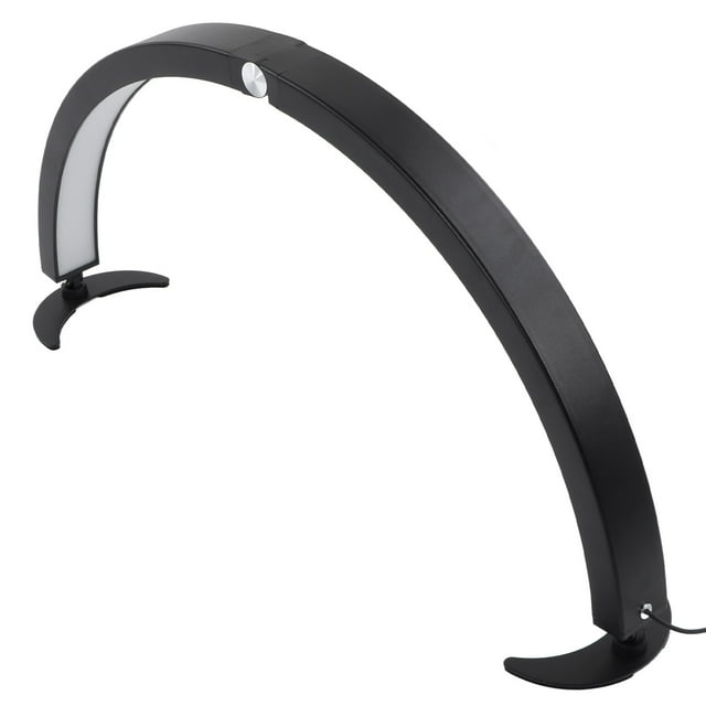 Lámpara de belleza de media luna de 28 pulgadas y 40 W, luz LED de escritorio para uñas en forma de U de 2000 lúmenes con control remoto, enchufe estadounidense de 110 a 240 V