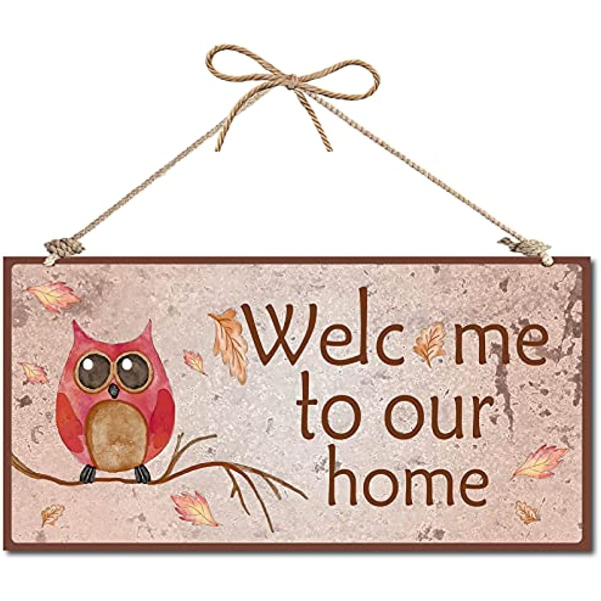 Welcome to Our Home Sign Welcome Wood Sign Rustic Farmhouse Home Decor ...