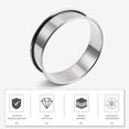 thumbnail image 3 of JOYWEIBaking Rings 6pcs English Muffins Rings,3.15inch Stainless Steel Crumpet Rings Molds,Double Rolled Tart Rings Mousse Ring Cake Mold for Home Food Baking Tools, 3 of 6