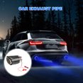 thumbnail image 4 of Para Coche Tubo de escape universal para coche, tubo de escape luminoso de fibra de carbono para vehículo (azul A) Likrtyny Accesorios para autos y motos, 4 of 6
