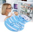 thumbnail image 4 of Almohadilla Para Ratones Alfombrilla de ratón con soporte para reposamuñecas, espuma viscoelástica resistente al deslizamiento, gato azul, 4 of 8