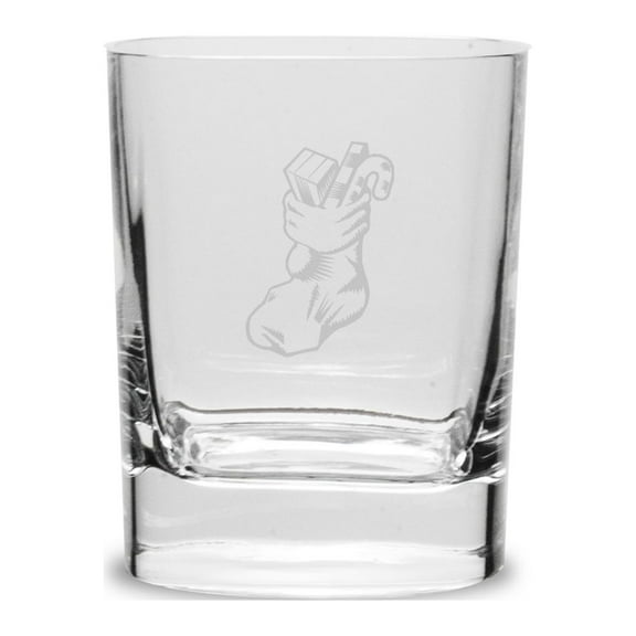 Stocking 11.75 oz. Deep Etched Double Old Fashioned Glass