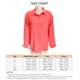 thumbnail image 2 of Camisa de manga larga con botones, camisa de manga larga para mujer Camisa básica con botones para mujer Camisa con botones para mujer La mejor en su clase, 2 of 2