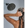 thumbnail image 6 of Moen 220R3BL Verso Adjustable 9 inch Rainshower Spray Head, Matte Black, 6 of 9