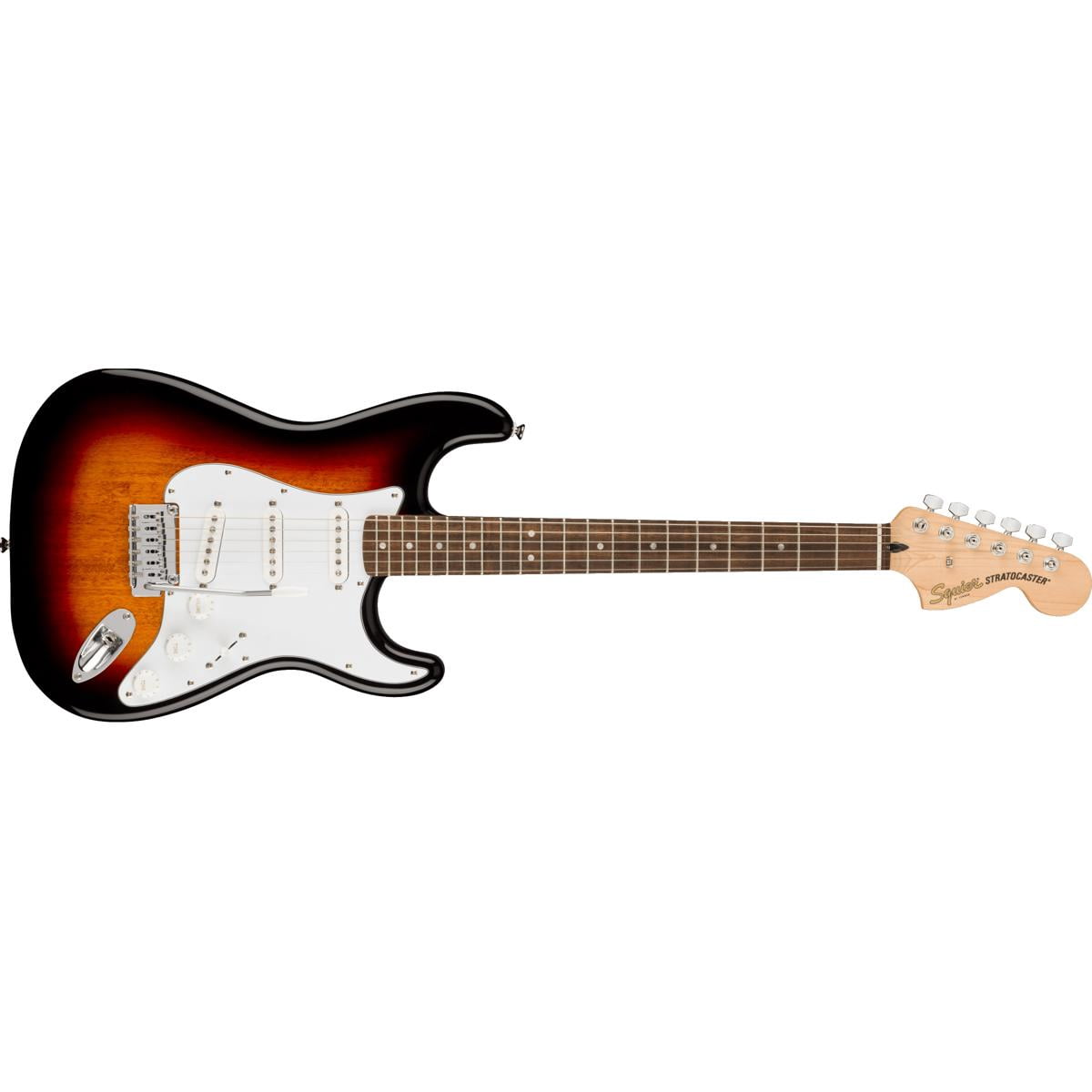 Fender Squier Affinity Series Electric Guitar, 3-Color Sunburst, Laurel Fingerboard