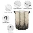 thumbnail image 3 of Elegant Snakeskin Textured Pattern Large Dirty Clothes Hamper Foldable Laundry Basket with Handles for Bedroom Bathroom, 3 of 7