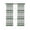 Grey Sage Green, variant on Ginger Yellow Stripes Blackout Curtains, Light Blocking Print Window Curtains, Modern Minimalist Horizontal Lines Thermal Insulated Window Drapes for Living Room 2 Panels, 104"W x 72"L