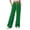 Green, variant on Women Corduroy Wide Leg Pants Elastic Waistband Loose Fit Trouser Teen Fall Casual Trendy Drawstring Pocket Pant