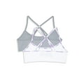 thumbnail image 3 of Hanes Girls' Seamless Strappy Back Bralette, 2-Pack, Sizes (S-XXL), 3 of 4