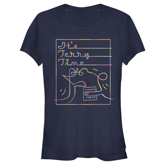 Junior's Soul Terry Missing Soul  Graphic Tee Navy Blue Medium