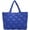 Large-blue, variant on Quilted Tote Bag Puffer Bag Purse for Women Lightweight Quilted Bag Puffy Shoulder Bag Quilted Padded Handbag