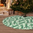 thumbnail image 6 of KLL 36" Christmas Tree Skirt Dinosaurs on Roller Skater Xmas Tree Skirts Mat for New Year Xmas Holiday Party Indoor Outdoor Home Decoration, 6 of 7