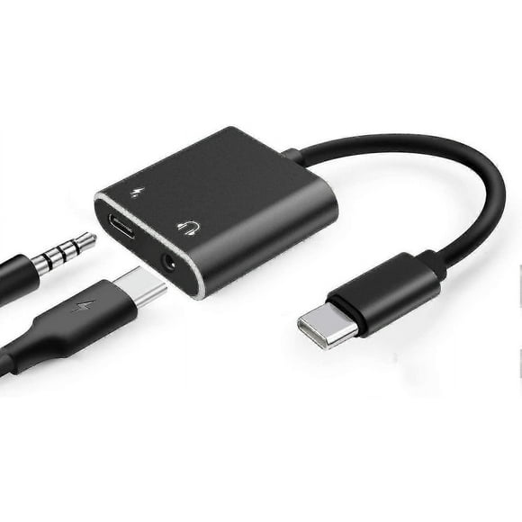 Usb C Headphone Adapter 2 in 1 Adapter 3.5mm Headphone Jack and Chargi