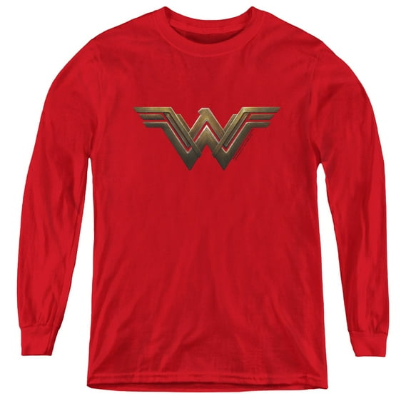 Wonder Woman Movie - Wonder Woman Logo - Youth Long Sleeve Shirt - X-Large