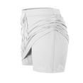 thumbnail image 4 of Fanxing Women Active Athletic Skort Skirts Tie-Dye Printed Lightweight Golf Tennis Skirts Shorts for Sports Workout Running White,M, 4 of 7