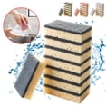 thumbnail image 3 of 8 Pack Double Sided High Density Cleaning Sponge, Seaweed Sponge Dishwashing Scrubber, Multi Color Non Scratch Kitchen Sponge Set For Dishes, Pots, Bathroom And Household Cleaning, 3 of 8
