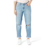 Signature by Levi Strauss & Co.™ Women's Mid Rise Slim Fit Boyfriend Jeans