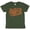Orange on Military Green Shirt, variant on Spooky Dude Retro Spiderweb Shirt for Baby and Toddler Youth Boys Halloween and Fall Shirt Black Shirt 12 Months