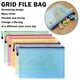 thumbnail image 2 of Begine A4 - Bolsa de malla con cremallera para documentos, papelería creativa para estudiantes, estuche impermeable para lápices, bolsa transparente para documentos de oficina, estuche de malla A4, 2 of 8