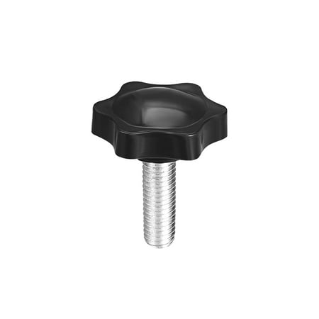 

Clamping Screw Knob 38mm Dia Plum Hex Shaped Grips Star Knob M8 x 20mm Male Thread