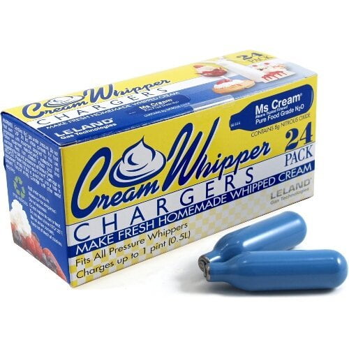 Ms Cream N2O Whipped Cream Chargers in 50 Count