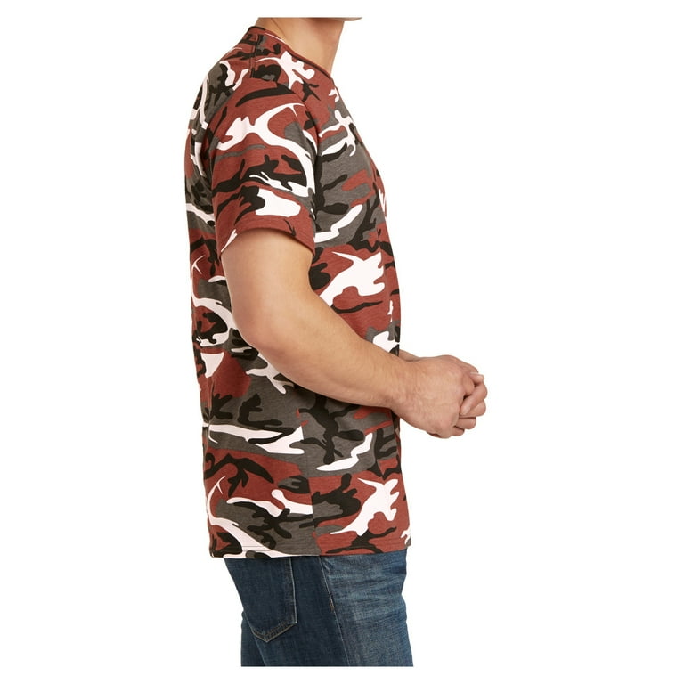Red camo hotsell shirt mens