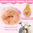 thumbnail image 2 of Winter Gloves for Boys Girls - Kids Warm Knit Thermal Cable Knitted Gloves Wool Fleece Lined Mittens for Cold Weather, 2 of 8