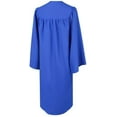 thumbnail image 2 of CLERKMANS Unisex Adult Matte Graduation Gown & Robe, Royal Blue, 1 PCS, 2 of 5