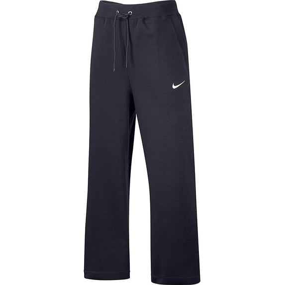 Nike 836124-060: Women's Open Hem Anthracite/White Fleece Varsity Pants