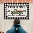 thumbnail image 4 of Natco Buffalo Plaid Accent Rug, Fall Pumpkin Truck, 20 x 30 in, Non Skid Mat for Kitchen or Room Decor for Autumn and Thanksgiving, 4 of 5