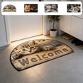 thumbnail image 1 of Mog Floor Mat, Indoor Outdoor Rug With Non-Slip Backing, for Porch Hallway and Pet Feeding Area, Multi-color, 1 of 6