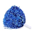 thumbnail image 2 of Billuyoard Paquete de 2 pompones de porristas, deportes escolares, Club, música, competición de baile, pompones de animadora, decoración de Kits de decoración para fiestas Azul, 2 of 6