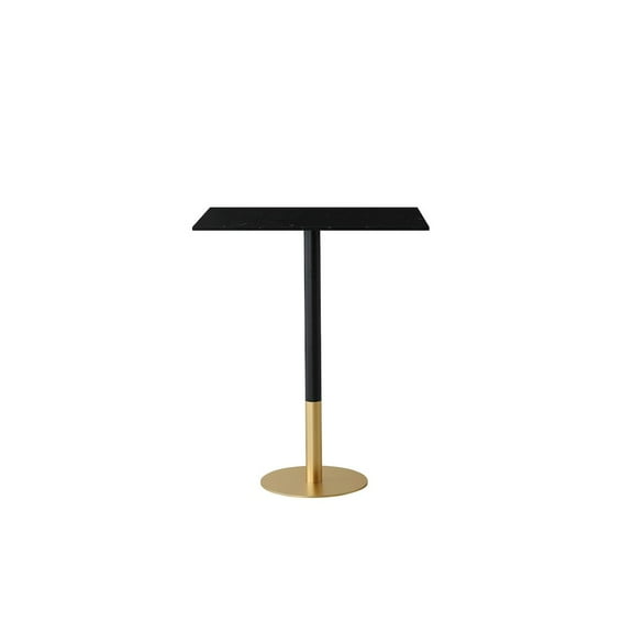 Elegant Decor Ronan 31.5 Inch Pub Table In Black