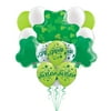 Happy St Patrick's Day Get Your Green On Shamrocks Party Decor 16pc Balloons