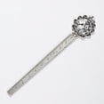 thumbnail image 5 of Black and White Easter Bookmarks: Vintage Silver Lace-Edged Bookmark - a Gift for Readers and Book Lovers, 5 of 5
