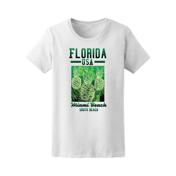 Florida Usa Miami South Beach T-Shirt Women -Image by Shutterstock, Female Large