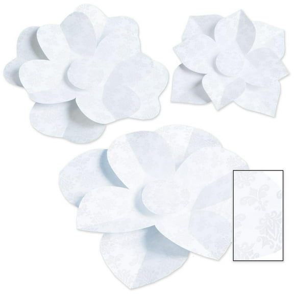 36 Pack Beistle Paper Flowers